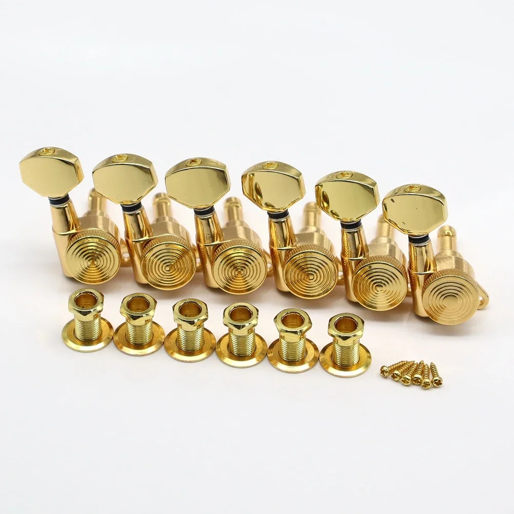 

Wilkinson JIN ho 6R Гитарные блокирующие тюнеры Головка гитарной машины JN-07 SP Черный/Хром/Черный Никель/Золото