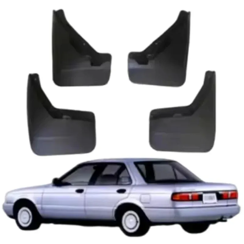 High Quality Car Parts PP+TPR Car Splash Guards Mudguard Mudflaps Fender for Sunny B13 2005-2010 2