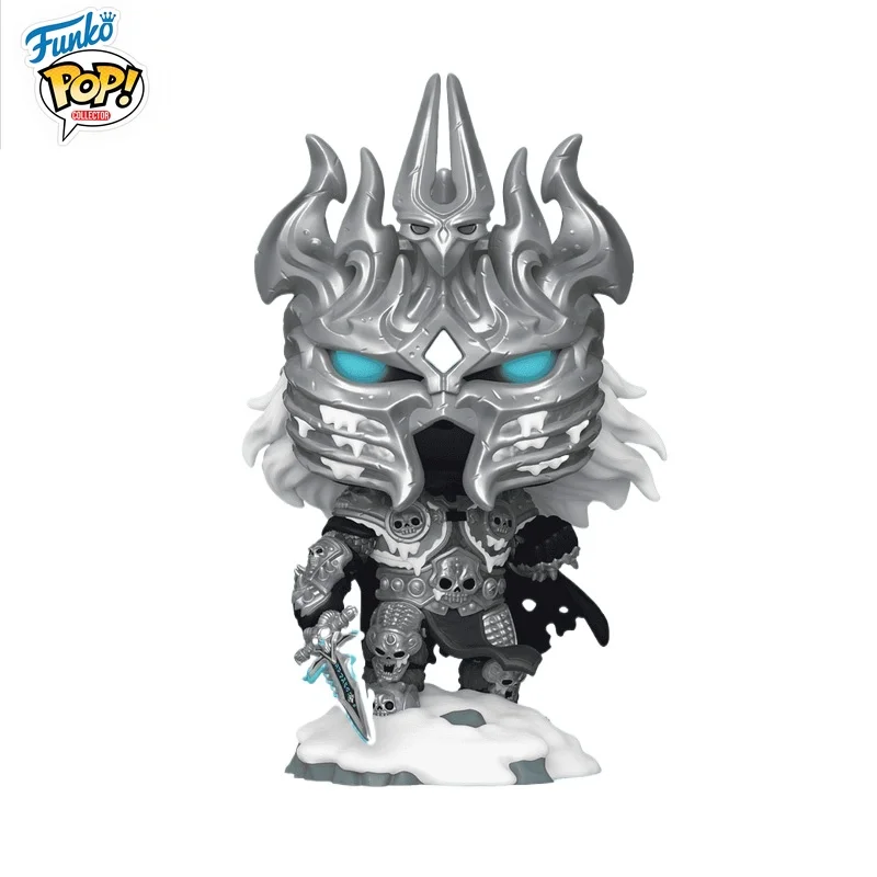 

Funko POP World of Warcraft WotLK Lich King Arthas Action Figure Collectible Toy Gift for Gamers Kids Birthday