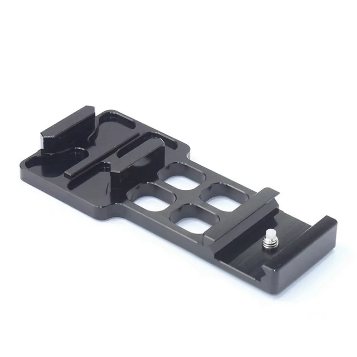 For Go Pro Camera 20MM Rail Connection Fixture CNC Aluminum Processing Extreme Hard Anode Plate