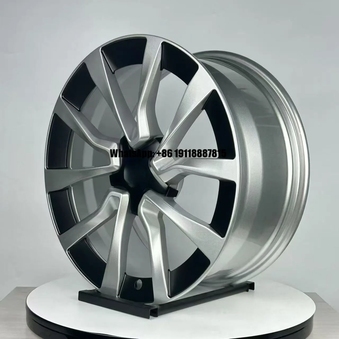 

2026 New Customize Silver Color Forged Wheel Rim Concave 5*112 5*114.3 5*120 16 17 18 19 Inch for Tesla Model Y 3 S