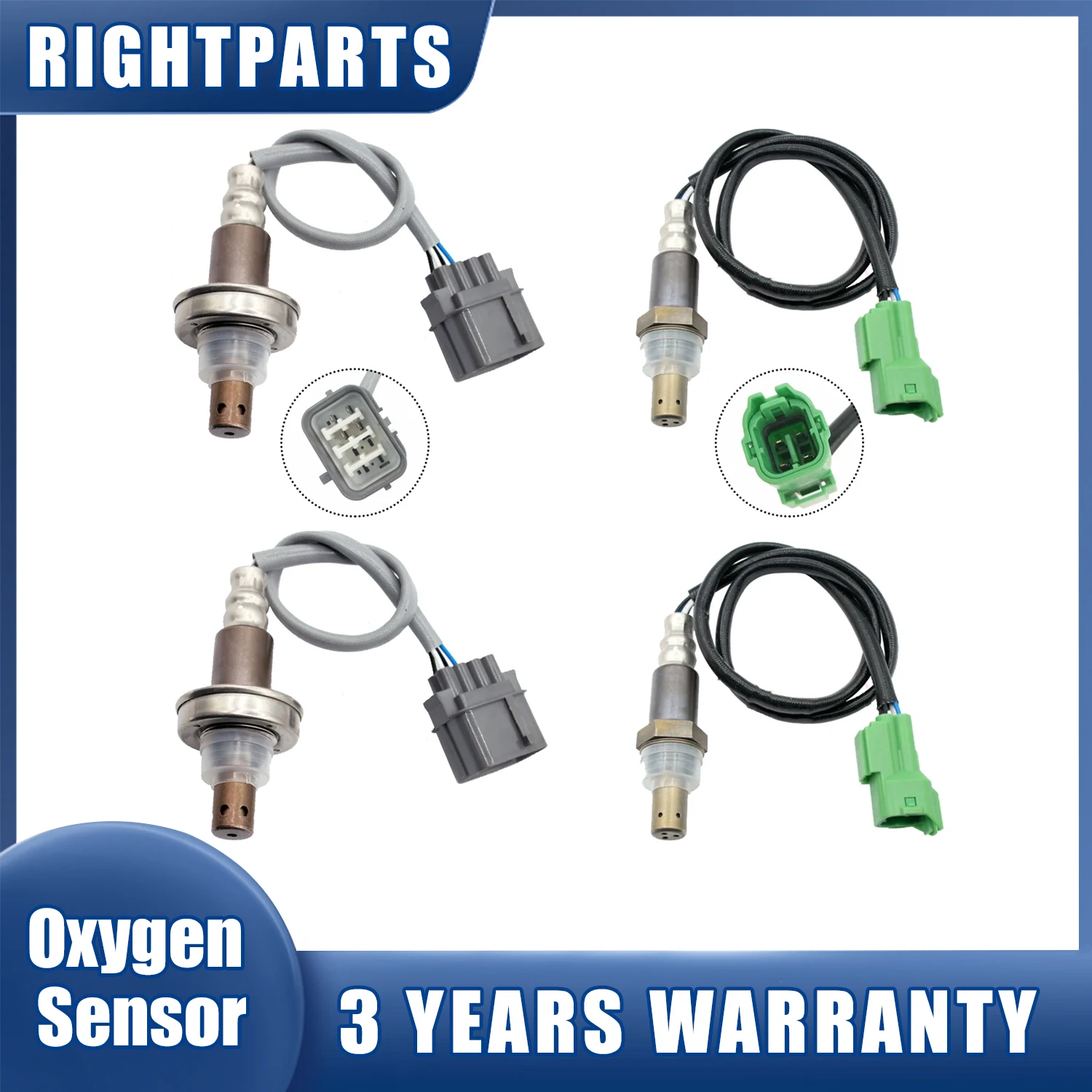 18213-66J20 18213-66J10 Upstream+Downstream Oxygen O2 Sensor For Suzuki Grand Vitara 2.7L V6 2007 2008 234-9031 234-4387