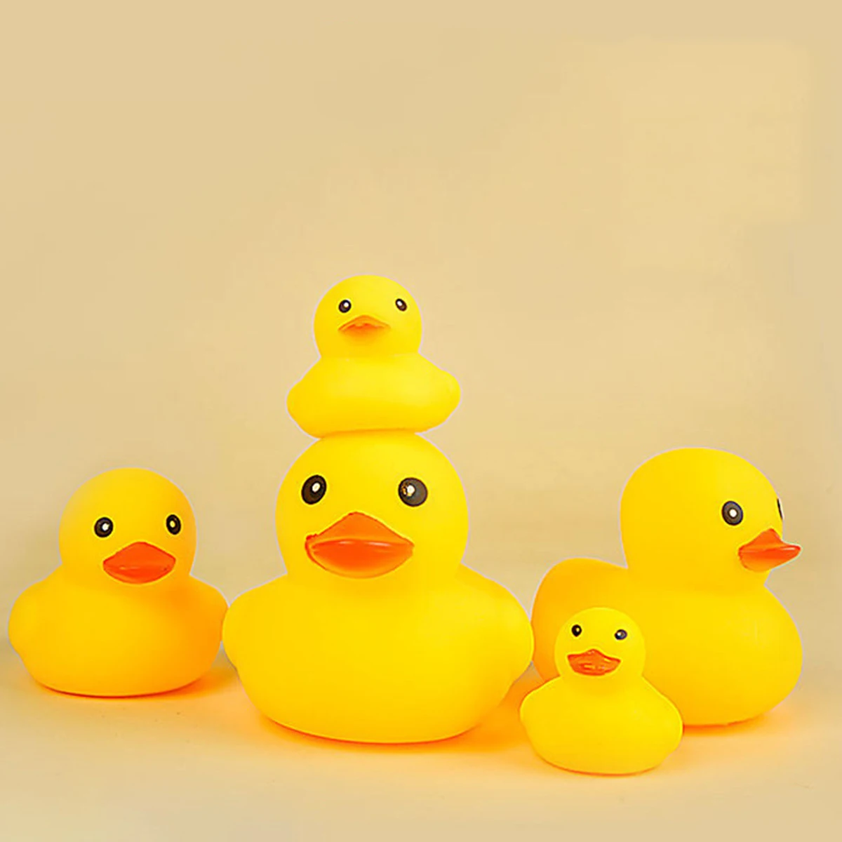 10/30/50pcs/Yellow Mini Duck Ornament Miniature Figures Tiny Duck Resin Handicraft Micro Landscape Plants Fairy Decoration