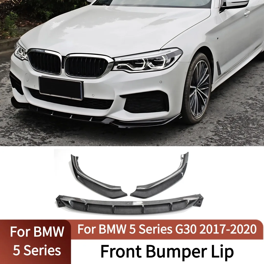 

Front Bumper Lip Spoiler Air Deflector Dam Splitter Tuning Accessories For BMW 5 Series G30 G31 2017-2020 525i 530i 530d 540i