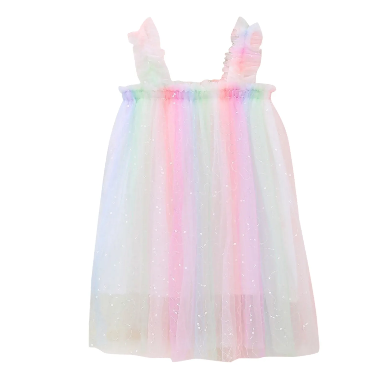 

Beautiful Dress Birthday Tulle Beach Toddler 16y Casual Layered Dresses Dyed Beach Girls Summer 6 Months Baby Girl Dress Hot