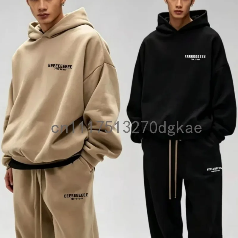 25SS Men's Oversized Hoodies Jogging Set Luxury Design