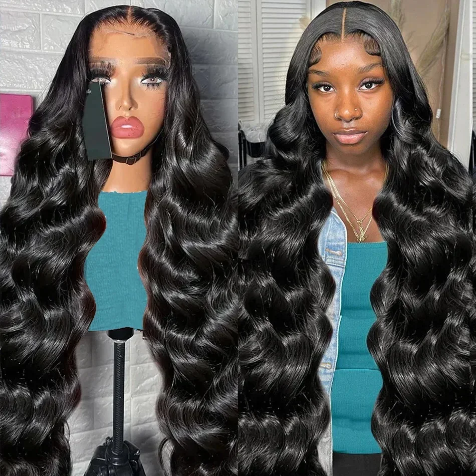 13x4 HD Water Wave Wigs Lace Frontal Human Hair Wig 13x6 Transparent Lace Front Wig 32 40 Inch Brazilian Human Hair Wigs