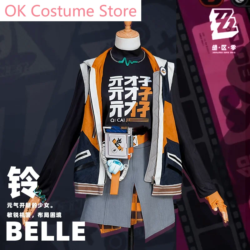 

Zenless Zone Zero Belle игровой костюм, милый женский костюм для косплея, карнавал на Хэллоуин, Женский костюм для ролевых игр