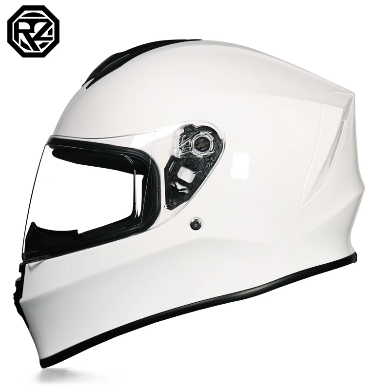 

Мотошлем ORZ-018 с двойным визором для мужчин и женщин - полнолицевой шлем для езды на мотоцикле