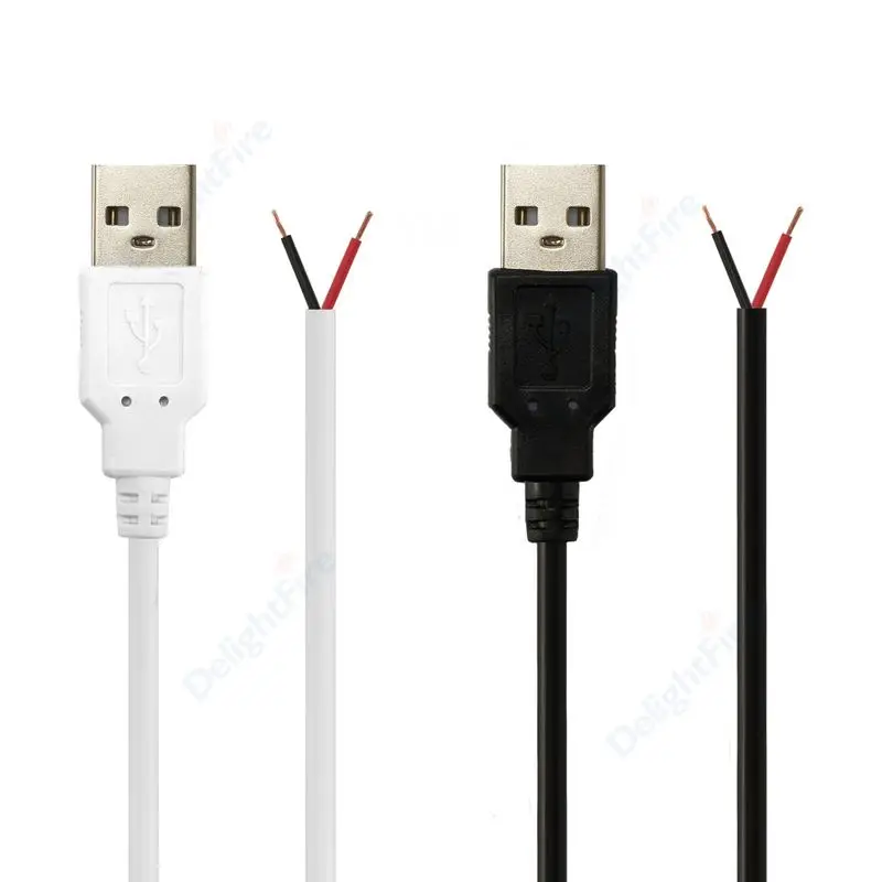 2-Контактный USB-кабель, штекер, гнездо, USB 2,0, 5 В, 12 В, кабель питания, ОТРЕЗОК кабеля для «сделай сам», USB-оборудование, Замена бытовой техники 2-Контактный USB-кабель, штекер, гнездо, USB 2,0, 5 В, 12 В, кабель питания, ОТРЕЗОК кабеля для «сделай сам», USB-оборудование, Замена бытовой техники