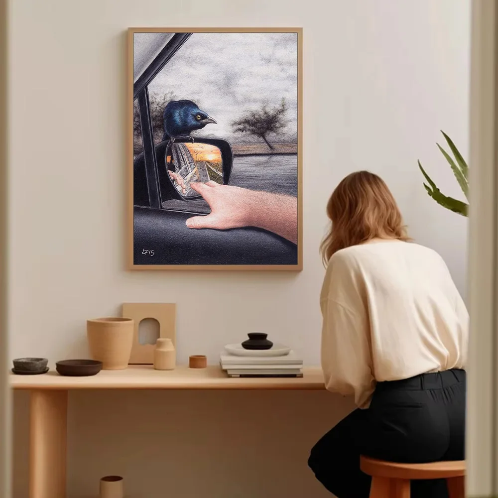 خمر حائط لوح رسم الفن مجردة الشكل صورة ديكور المنزل التصميم الداخلي الحديث هدية ديكور #5