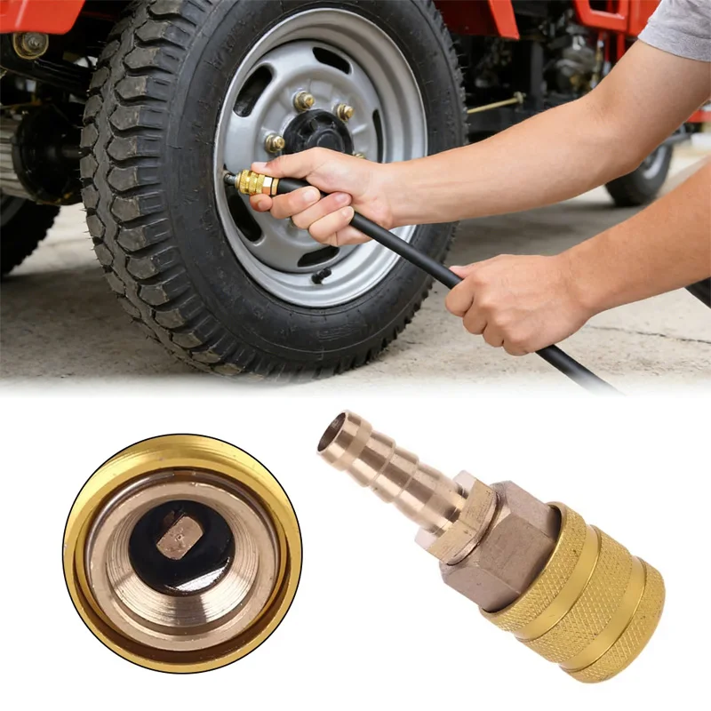 

Устойчивые к коррозии 8-миллиметровые быстросъемные соединители для накачки шин, аксессуары для велосипедов, мотоциклов, автомобилей, для накачки шин HD