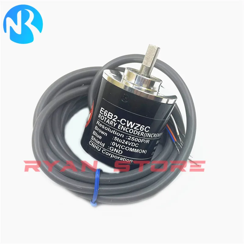 1PCS E6B2 CWZ1X CWZ5B Rotary Encoder E6B2-CWZ6C 10 20 40 50 60 100 120 200 300 360 1000 1024 1200 1500 1800 2048 5000PR 5to24VDC