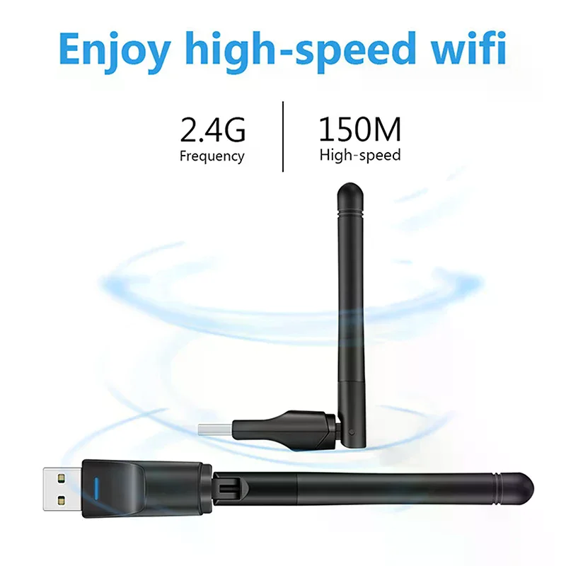 150Mbps Mini USB WiFi Adapter MT7601 Wireless Network Card Wifi Receiver For PC Laptop Windows 2.4G