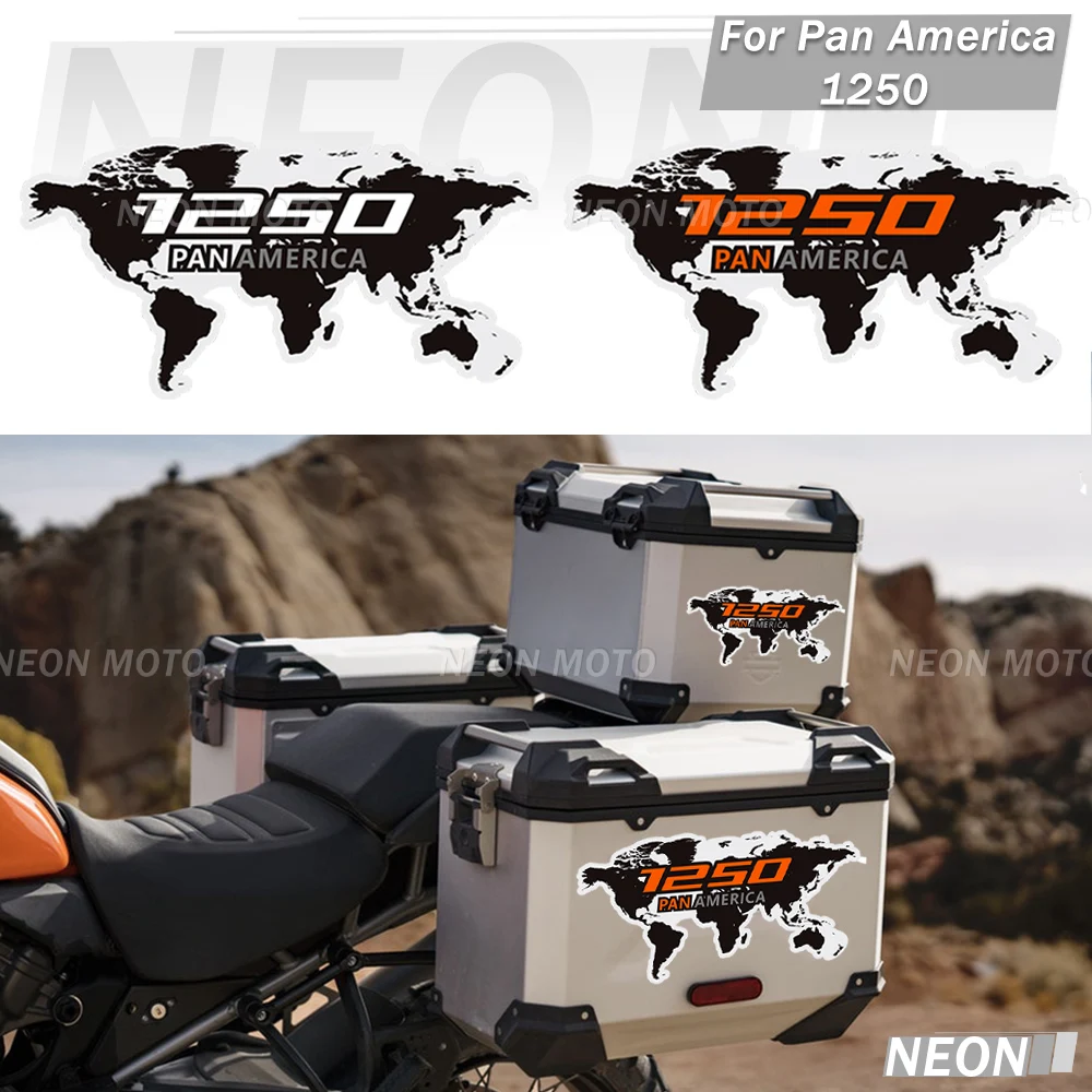 

For HARLEY Pan America 1250 A Adventure Motorcycle luminum Luggage Cases Trunk Panniers Protector Stickers Decals kit