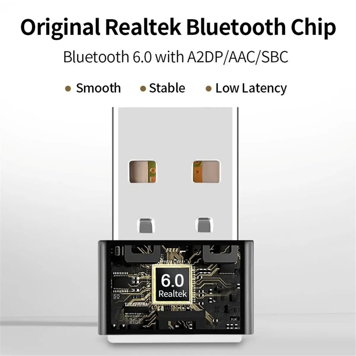 ABSF USB Bluetooth 6.0 Adapter USB Audio Receiver Transmitter for Bluetooth Headphone Printer Speaker Keyboard Mouse