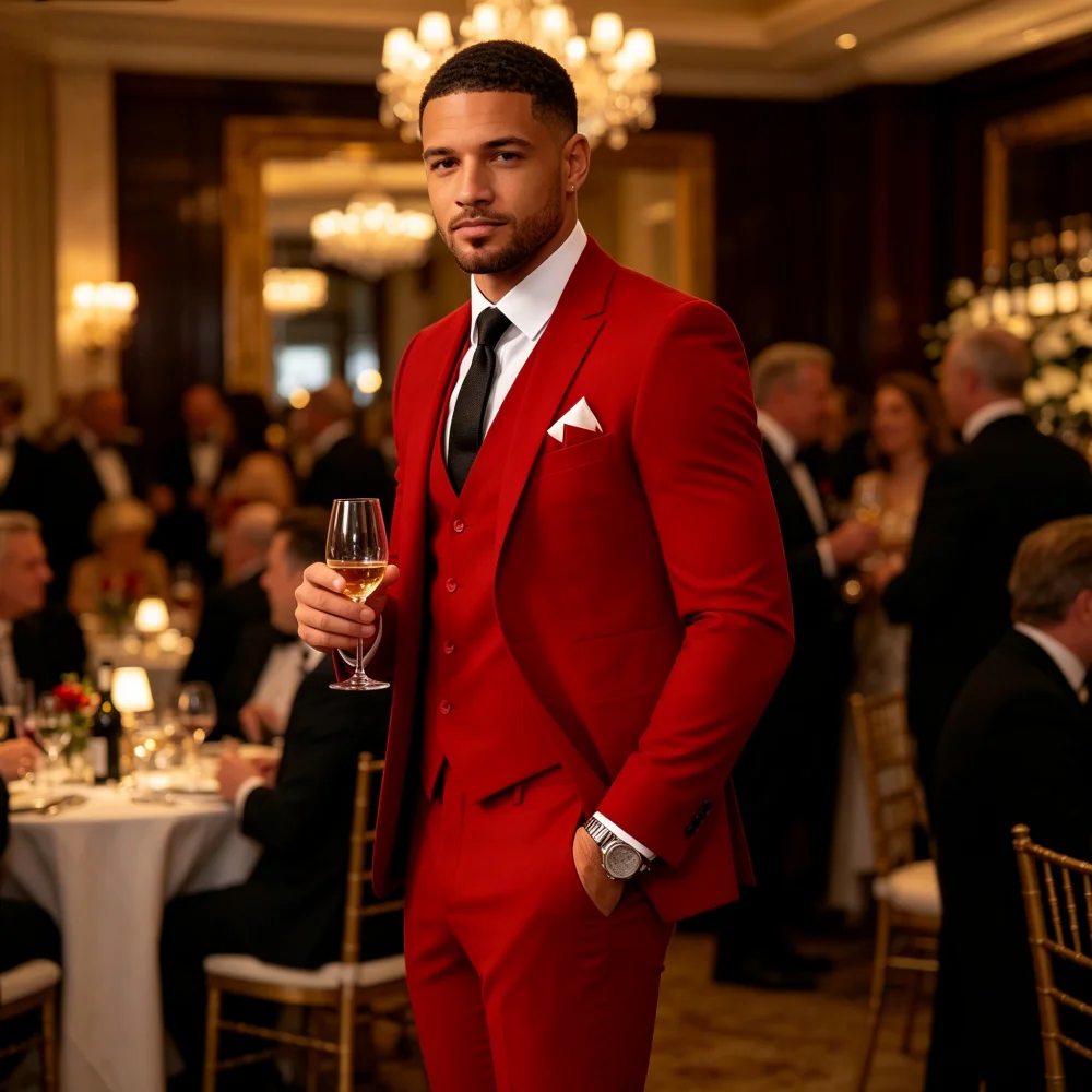 

Новый розовый мужской свадебный костюм-тройка Novo Pink Tuxedo, пошитый на заказ, однобортный, приталенный (jaq)
