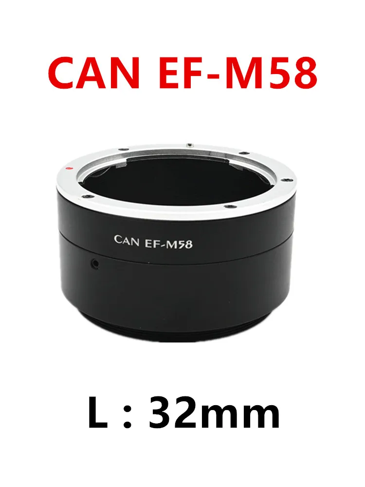 

CANON EF/EOS lens to M58 industrial Camera Adapter for EF-M58 mount for DALSA，HIKVISION，FLIR，Baumer，Basler，Lumenera,Vieworks