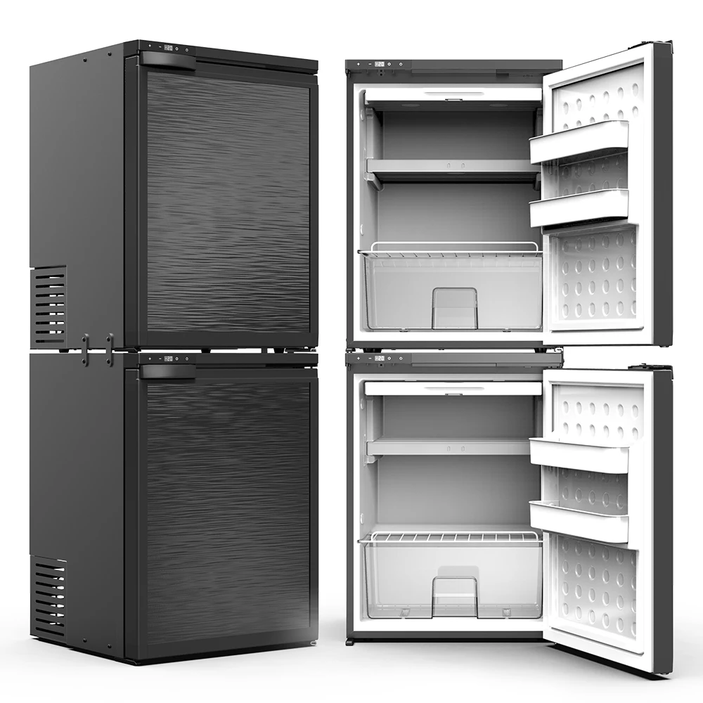 Custom Color Portable Automobile Air Refrigeration 130 Liters Dometic Upright Camping Car Fridge for Outdoor Household