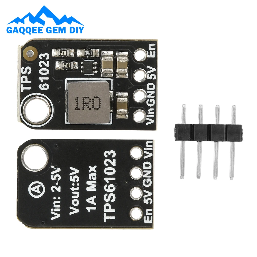 TPS61023 DC0.5~5V To 5V Boost Module 5V 1A Voltage Regulated Power Supply Board Over Voltage High Temperature Protection