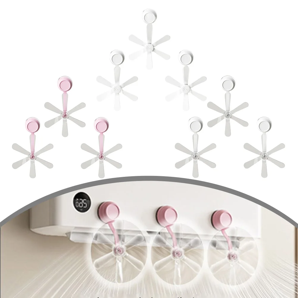 Living Room Comfort Air Conditioning Fan Adjustable Air Guide Fan Fan Home Comfort Pink Peaceful Sleep Solution