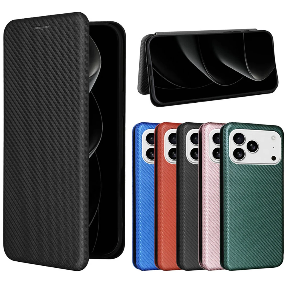 

Flip Case For iPhone 17 Pro Max 5G 2025 Magnetic Leather Texture Wallet Funda For iPhone Air Luxury Cover iPhone17 Pro Etui