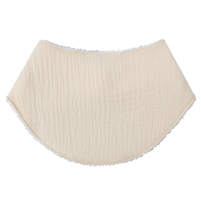 J15U تغذية الطفل سال لعابه المريله طوق الديكور منشفة لعاب الأطفال لينة القطن وشاح تجشؤ