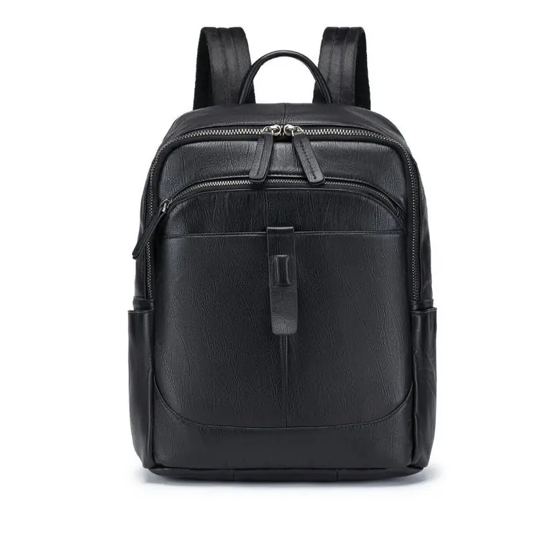 Super Leather Double Shoulder Bag for Men - Lightweight Travel Bag for Business and Casual Use - Travel Computer Book Bag view 5
