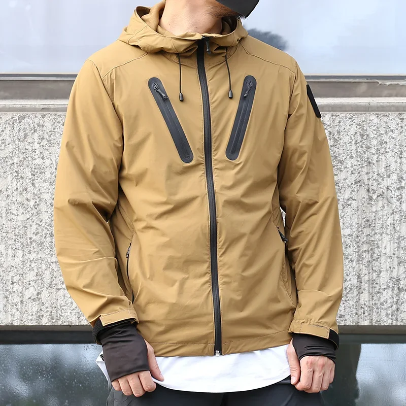 

Emersongear Mens Skin Jacket Clothing Windbreaker Hattori Style Quick Dry Mountain Skin Hiking Running Riding Skin Coat