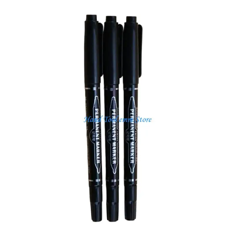 H37F 10Pcs Auto Care Writing Pen with Fine And Broad Tip For Car Windshield Sticker