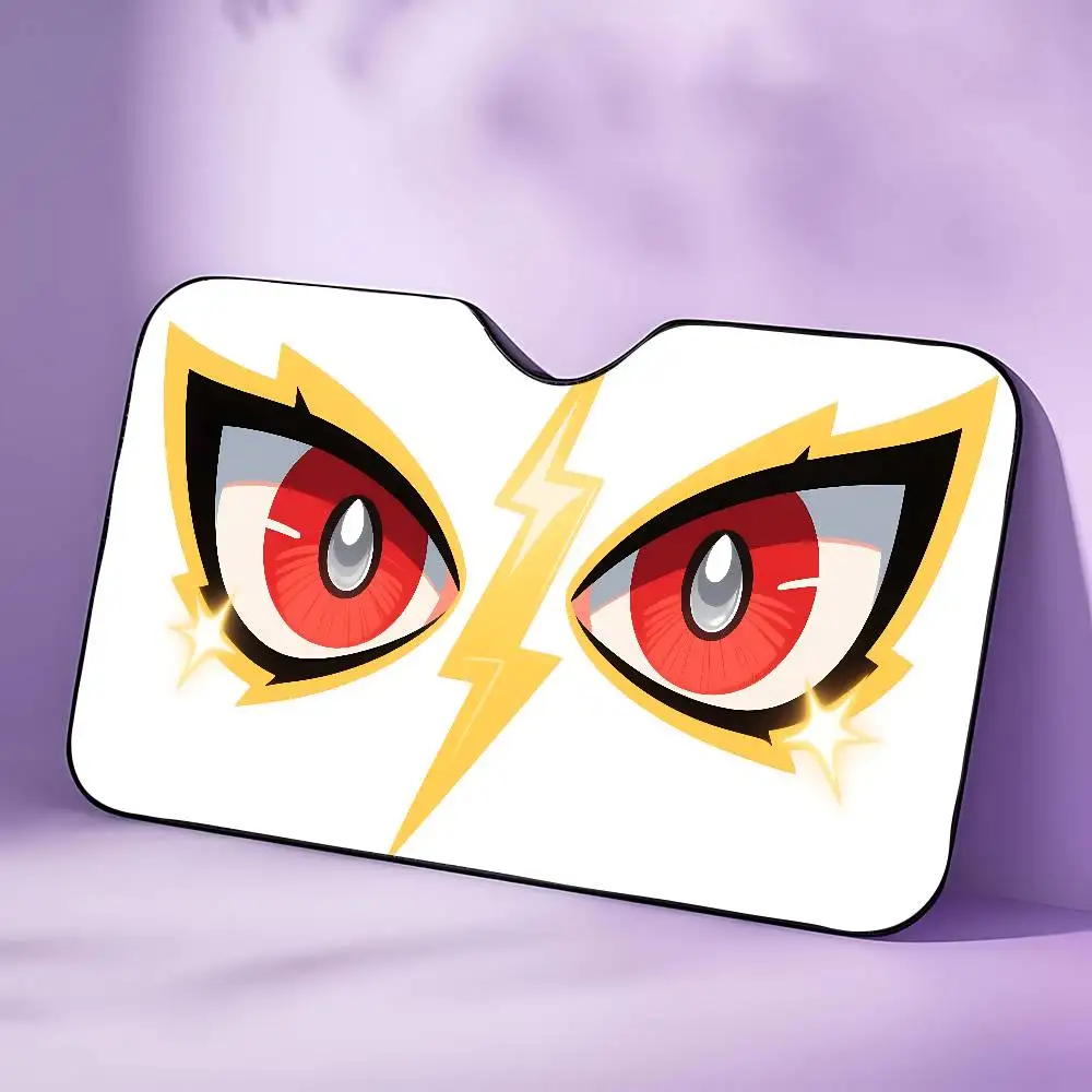 عيون مظلة السيارة الستائر مظلة السيارة يغطي غطاء الزجاج الأمامي العالمي للطي قناع #6