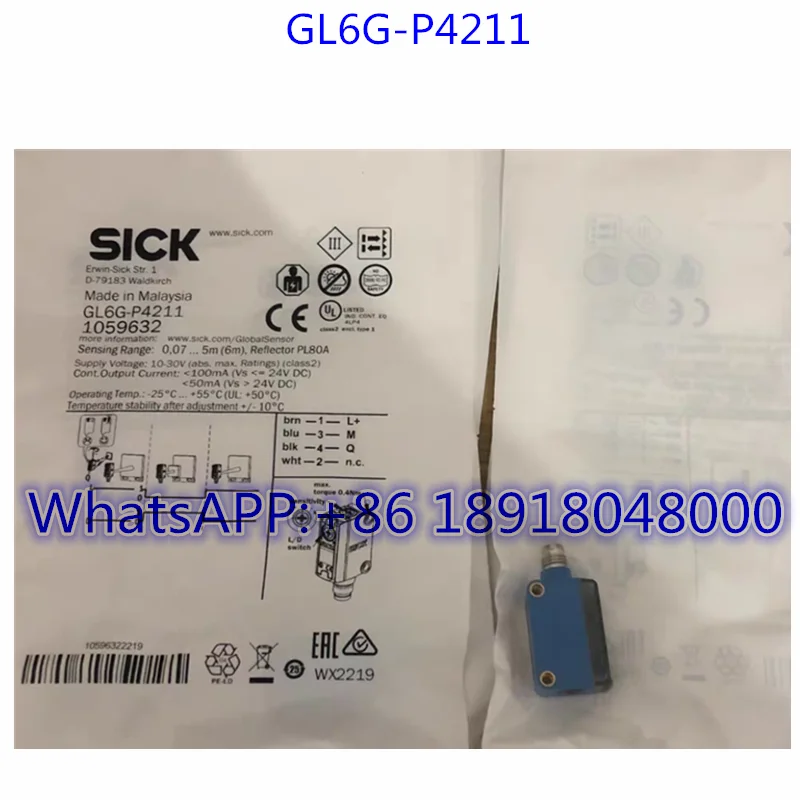 

Совершенно новый датчик GL6G-P4211 1059632 Быстрая доставка