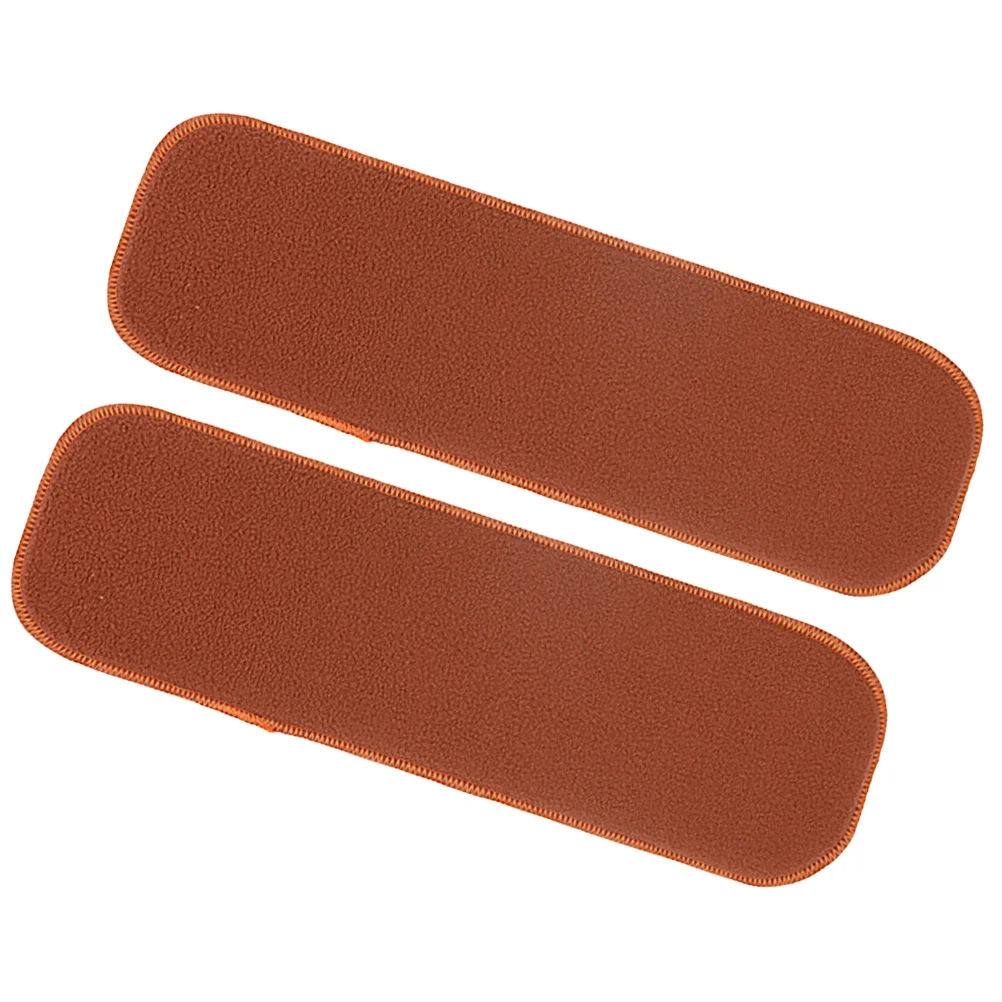 

2 шт. детский коврик для подгузников из бамбукового волокна, многоразовая подушка для новорожденных, кофе, портативный, удобный, дышащий, защитный коврик для детских подгузников