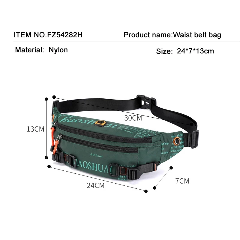 Hip Hop Bum Bags New Women Men's Fanny Pack Street Fashion Chest Crossbody Bag Sports Running Waist Belt Bag Cool Packs