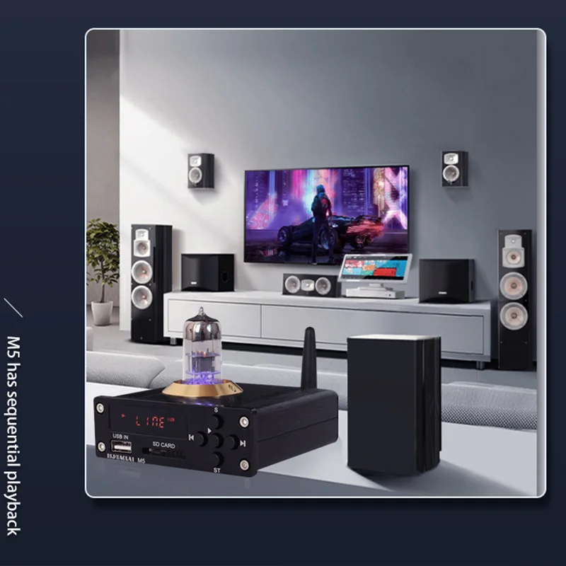 M5 Lossless Music APE Player Lossless Decoder DAC Bluetooth HiFi Audiophile Amplifier Convenient Audio Amplifier