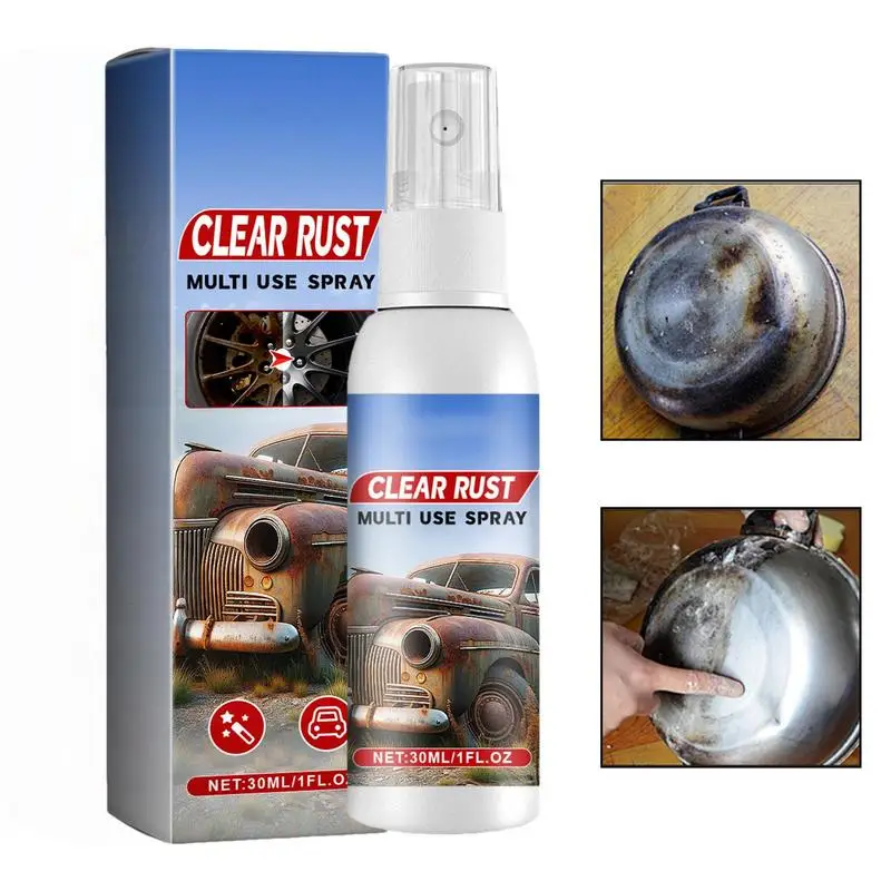 

Rust Remover Rust Removal Spray Multipurpose Car Rust Remover Effective Eco-Friendly Rust Reformer Rust Remover Spray For Metal