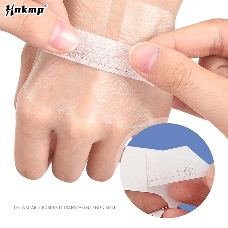 1Pcs PU Transparent Visible Waterproof Dressing Tape Octagonal Invisible Sticker Indwelling Needle Duct Fixed Patch