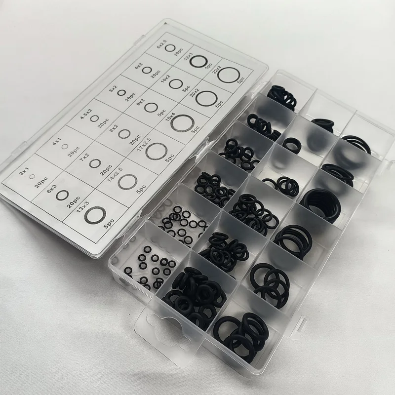 Rubber O Ring Set Gaskets Seal Nitrile Rubber Bands High Pressure O-Rings Repair Kit Sealing Elastic Band O Rubber Rings view 5