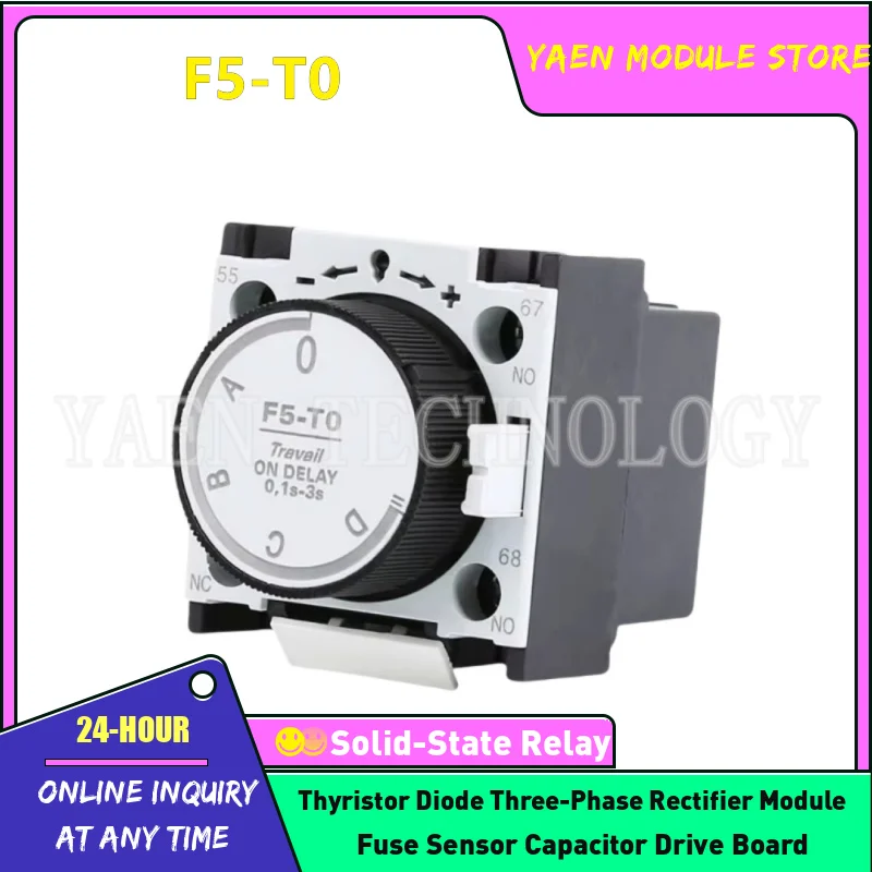 

Delay contact of contactor F5-T0