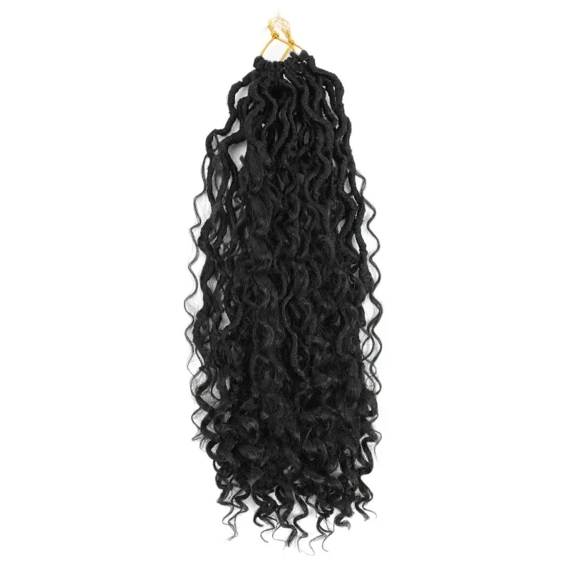 

European and American flying child chemical fiber crochet dreadlocks wig 10-22Inch Crochet Hair braid