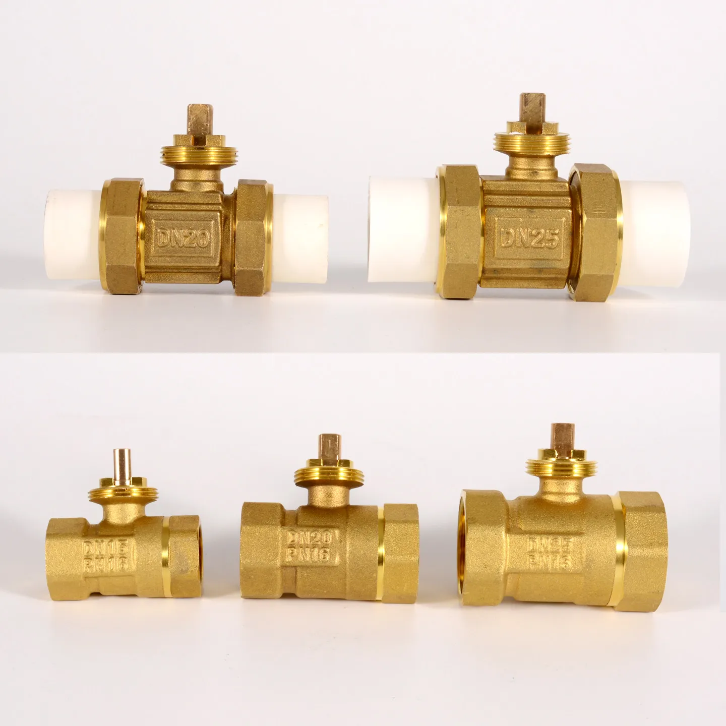 Electric Ball Valve, 2-Way Full Copper PPR Double Union Double Internal Thread, 4/6 Points 1 Inch DN15 DN20Water Pipe Fitting