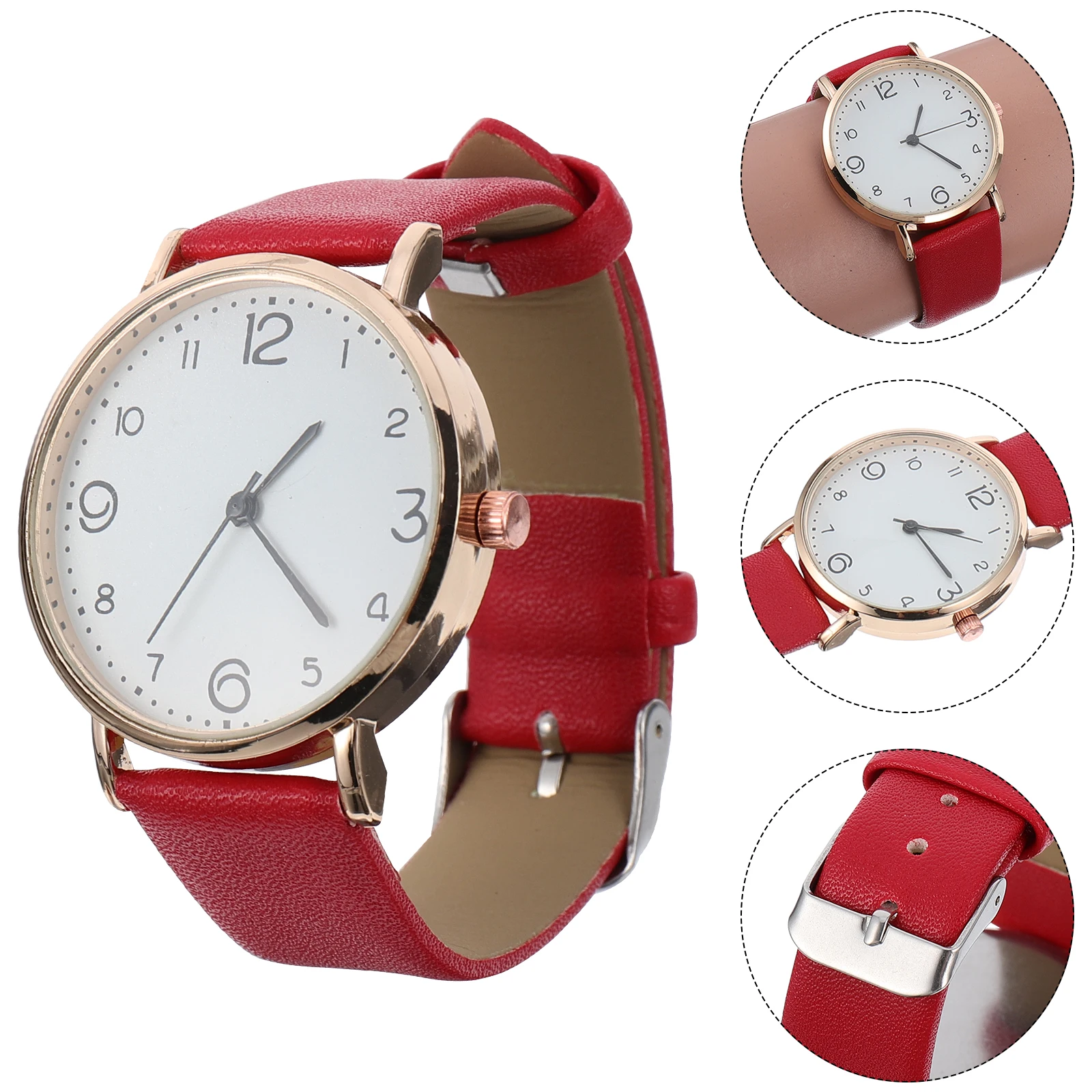 

Belt Watch Mirror Material: Ordinary Glass Watches for Women Wristwatch