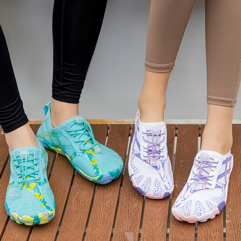 Chaussures de pataugeoire pour hommes et femmes, baskets de natation, pieds nus, sandales de plage en amont, chaussures d'eau à séchage rapide pour plongée en mer et salle de sport