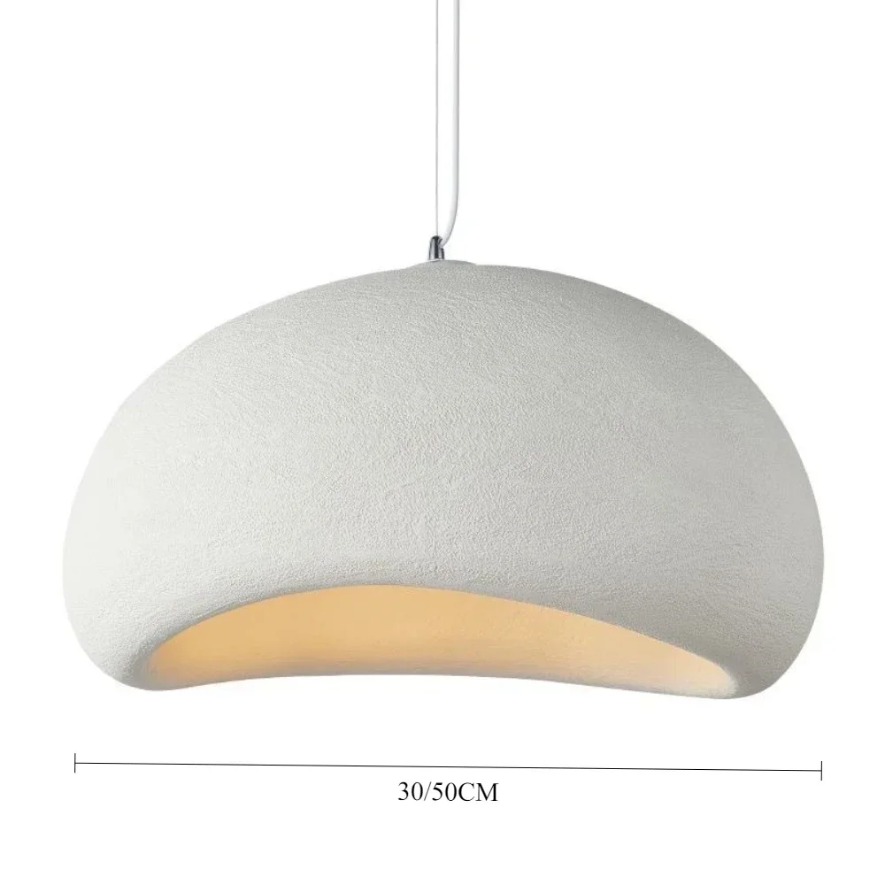 JOYINLED 30/40/50/60CM Modern Nordic Resin Pendant Light Minimalist Hanging Lamps Ceiling Chandeliers for Dining Living Room E27