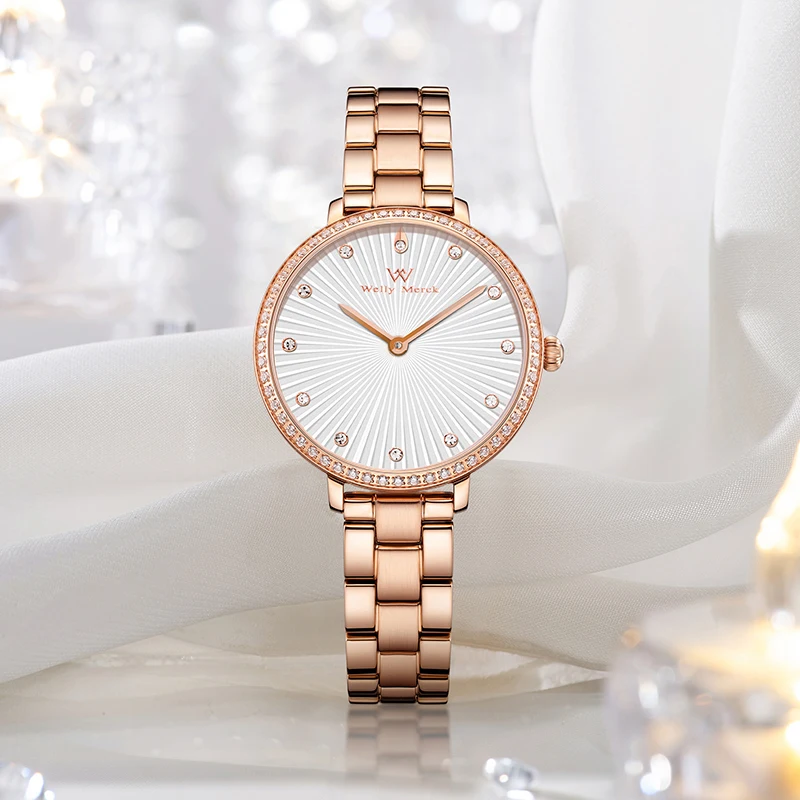 

WM Watch Woman Quartz Watch Waterproof Classic Casual Business Woman's Watch Welly Merck Watch WM112L