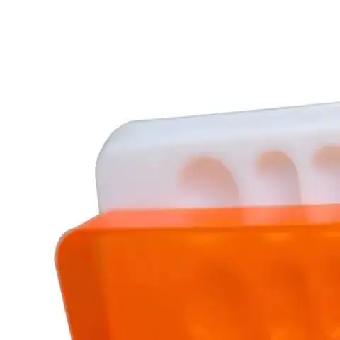 

1PCS 8 Slots Dental Shade Light Storage Mixing Box Dental Palette With Cover Dental Veneer Box Organizer Tool