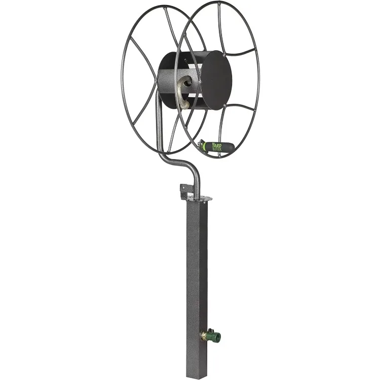 New Free Standing Swivel Hose Reel - Yard or Garden Water Handler - Outdoor Garden Accessories, Water Hose