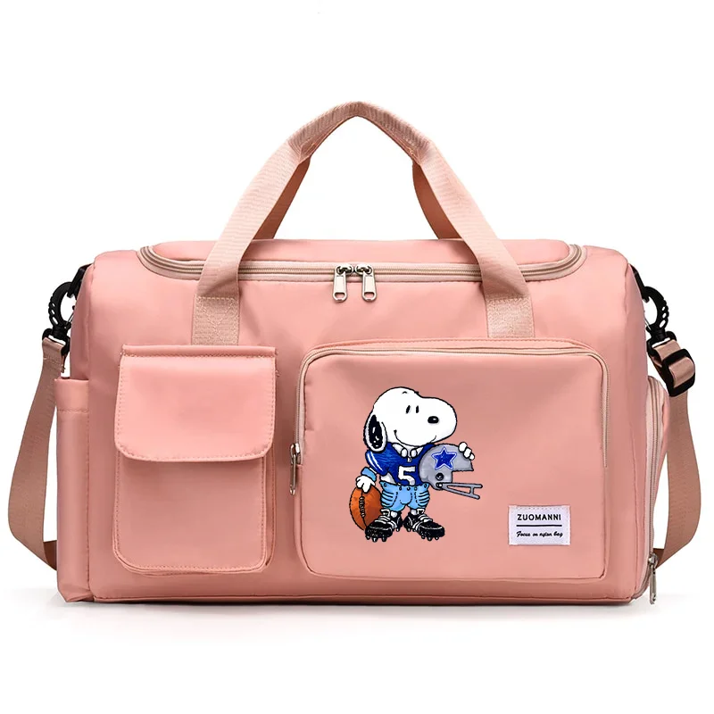 Snoopy Carry Borsa da viaggio Grande capacità Palestra Weekend Borsone Turismo Borse Scomparto per scarpe Sport Fitness Comoda borsa Regali