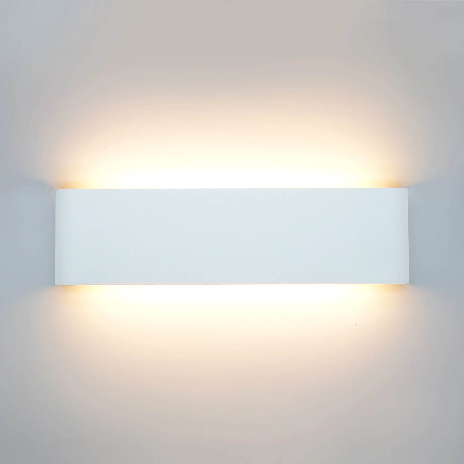 Modern Wall Sconces Hardwired,Outdoor IP65 Glow Up and Down LED Wall Light Wall Mount Lights for Living Room Hallway Bedroom