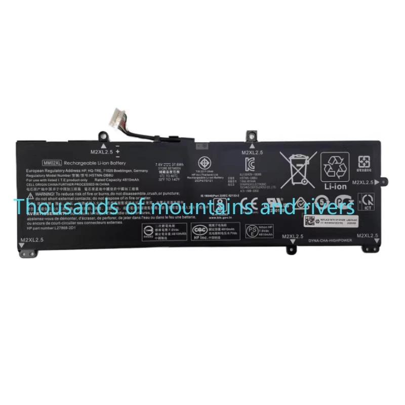 

MM02XL Battery for HP HSTNN-IB8Q 13-AN0001NA AN0302NG AN0066UR DB8U L27868-2D1 L27868-1C1 L28076-005 Pavilion